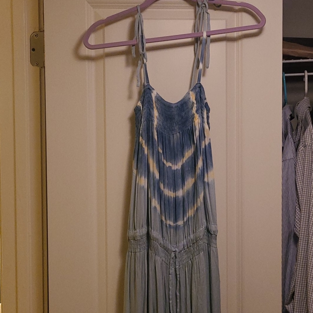 En Crème Tie-Dye Flowy Romper
